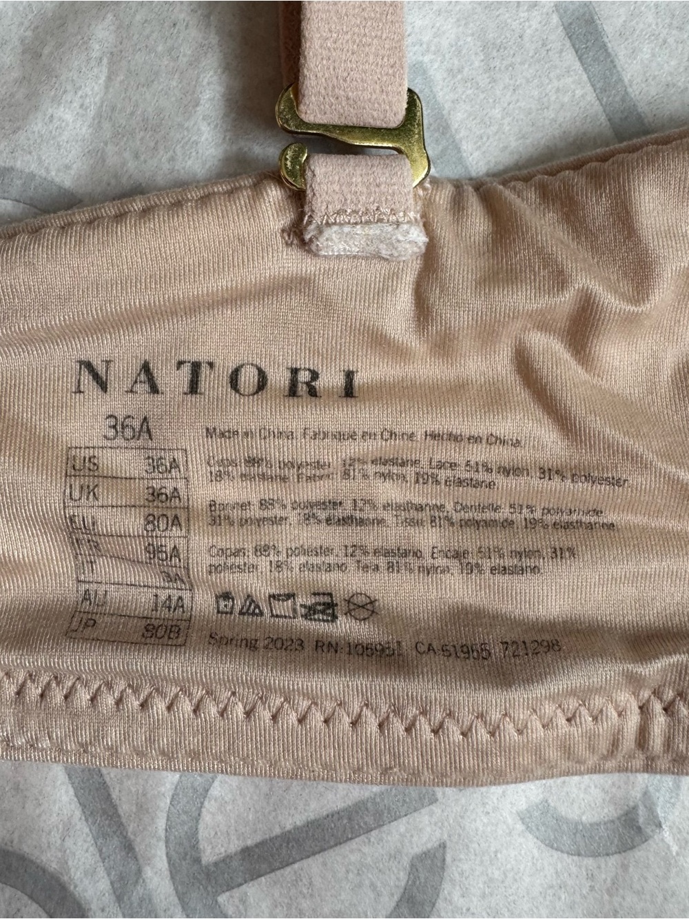 Natori Discreet Convertible Spacer Underwire Bra - Picture 3 of 4